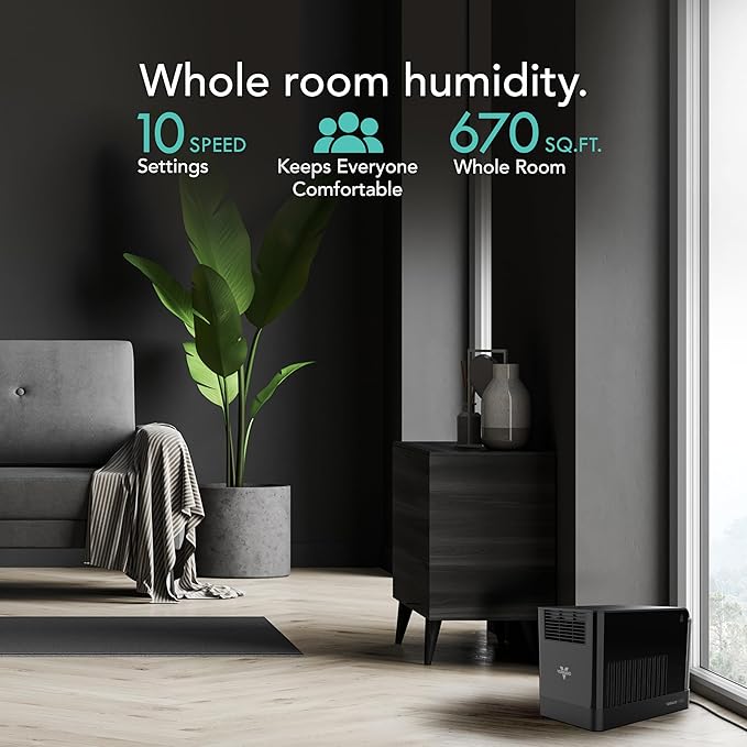 Vornado EV3 Whole Room Evaporative Humidifier, 1.5 gal Capacity, Electronic - Image 2