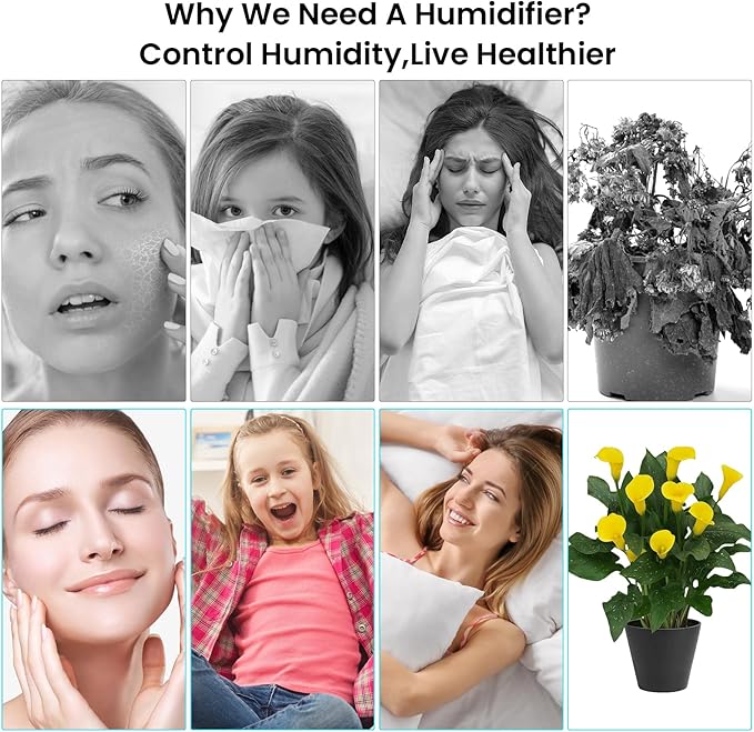 Portable Small Humidifier, WUTAER USB Personal Desktop Humidifier - Image 7