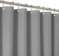 2-in-1 Waterproof Fabric Shower Curtain by THAIGEE