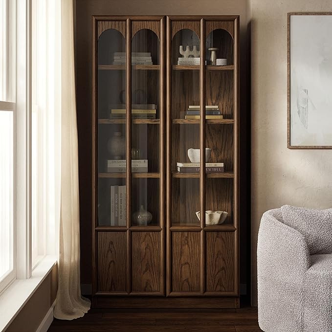 Modway Anwen 79" Wood Display Cabinet - Image 2