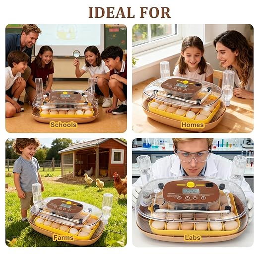 3rd Gen - 24 Egg Automatic Incubator, Stage-Based Adaptive Humidity - Image 12