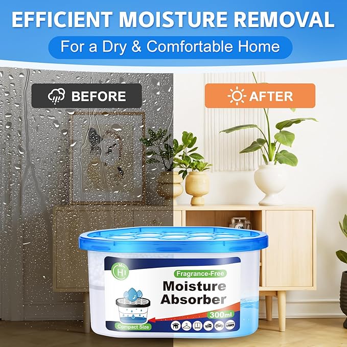 CHMI Moisture Absorbers 20 Pack， Attract and Trap Excess Moisture from Your - Image 6