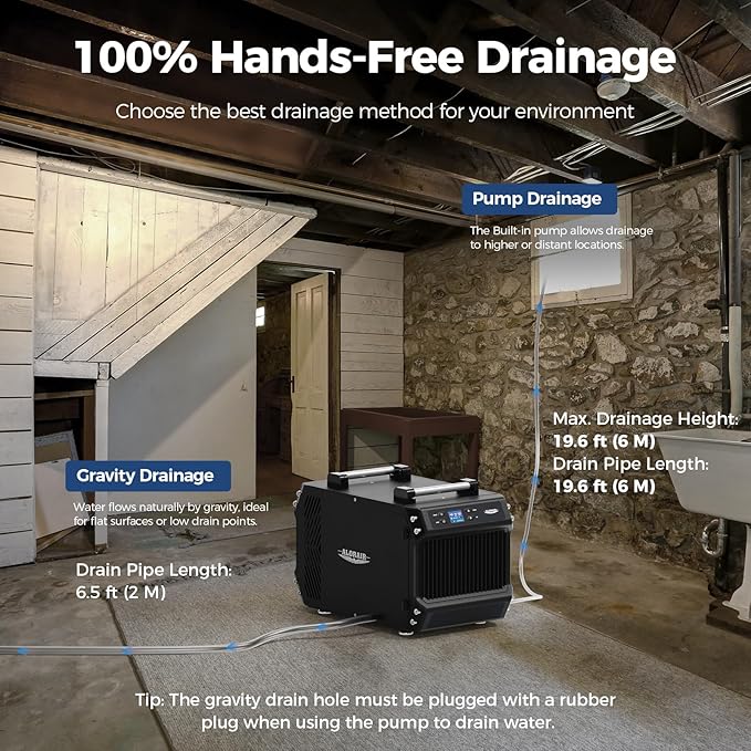 ALORAIR 145 Pint Crawl Spaces Dehumidifier - Image 3