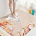 Square Shower Mat Non Slip: 32x32 Inch Extra Large Shower Mats by KAZOLEN