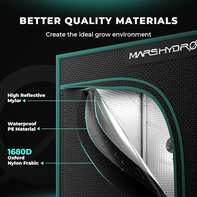 MARS HYDRO 3.3x3.3 Advanced Grow Tent, - Image 2