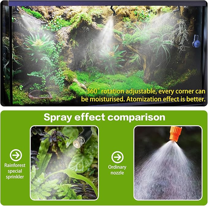 Reptile Smart Mister, Reptile Humidifiers Misting System Automatic - Image 9