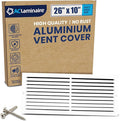 26x10 Inch Air Return Vent Cover Decorative – Premium Aluminum AC Vent Cover by LAMINAIRE