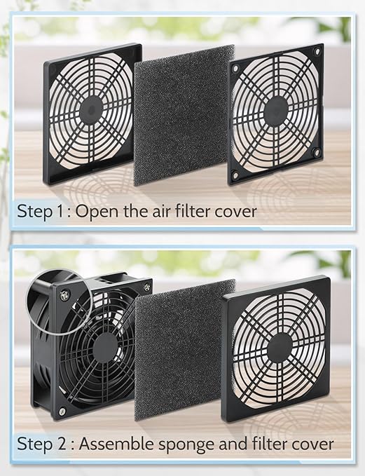 Wathai 120mm x 38mm 12V 4 Inch Small Exhaust Fan - Image 7