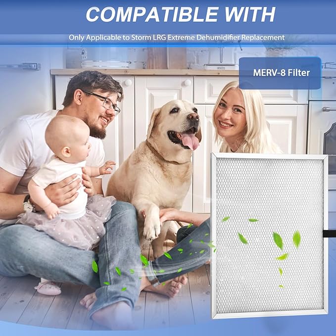 Upgraded 6 Pack MERV 8 Replacement Set Dehumidifier Filter Compatible - Image 5