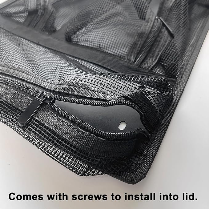 LAFENLIN Lid Organizer for Pelican 1510 Case, 5 Mesh Pockets Storage Organizer - Image 4
