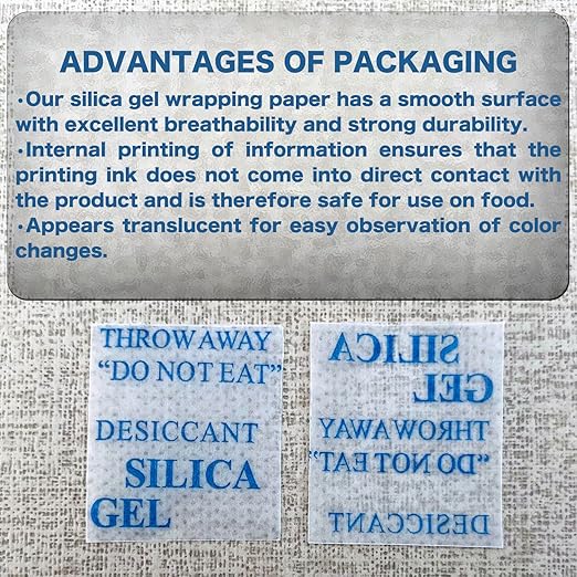 Silica Gel Packets with Color Indicating, 2 Gram Desiccant Packs - Image 2