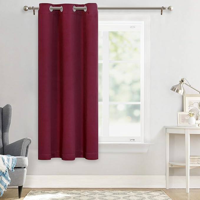 MYSKY HOME Grommet top Thermal Insulated Window Blackout Curtains, 42 x 63 Inch - Image 7