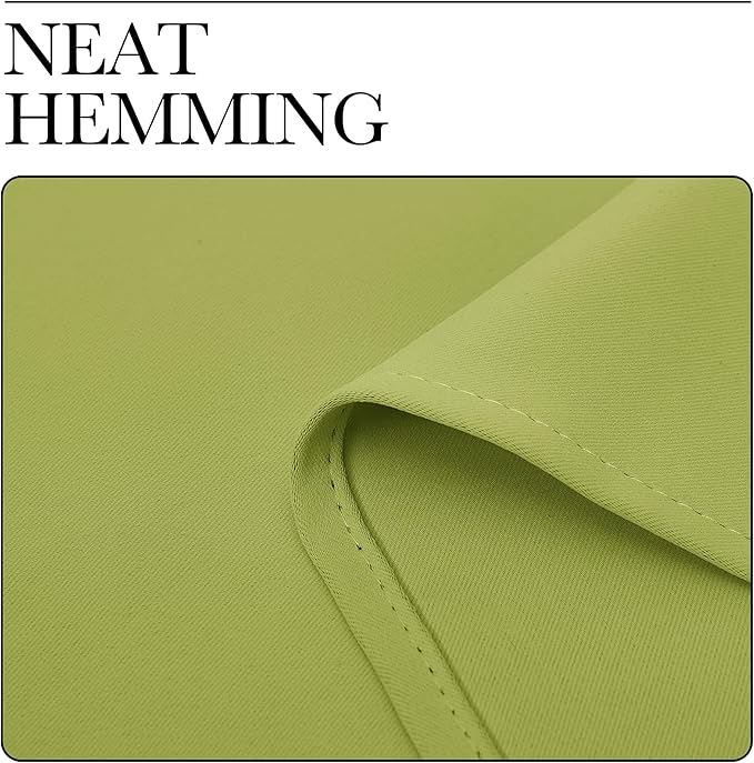 NICETOWN Kitchen Blackout Window Curtain Panel, Fresh Green, 1 Panel, 55 by 90 - Image 6