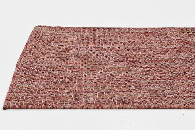 Unique Loom Collection Casual Transitional Solid Heathered Indoor/Outdoor - Image 6