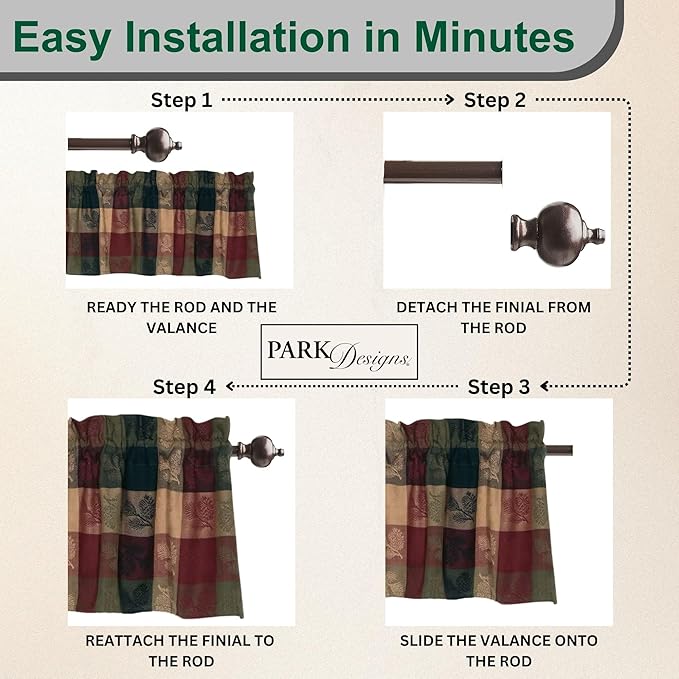 Park Designs Farmhouse Kitchen Valances - Image 4