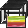 8 Pcs Clear Zipper Pouches, PVC Waterproof Makeup Pouch Envelopes Folder Storage by Cabaubl