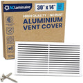 30x14 Inch Air Return Vent Cover Decorative – Premium Aluminum AC Vent Cover by LAMINAIRE