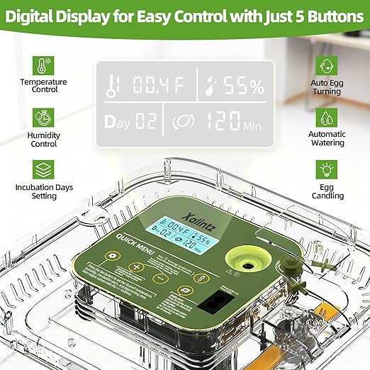 Automatic 12 Egg Incubator - Image 2
