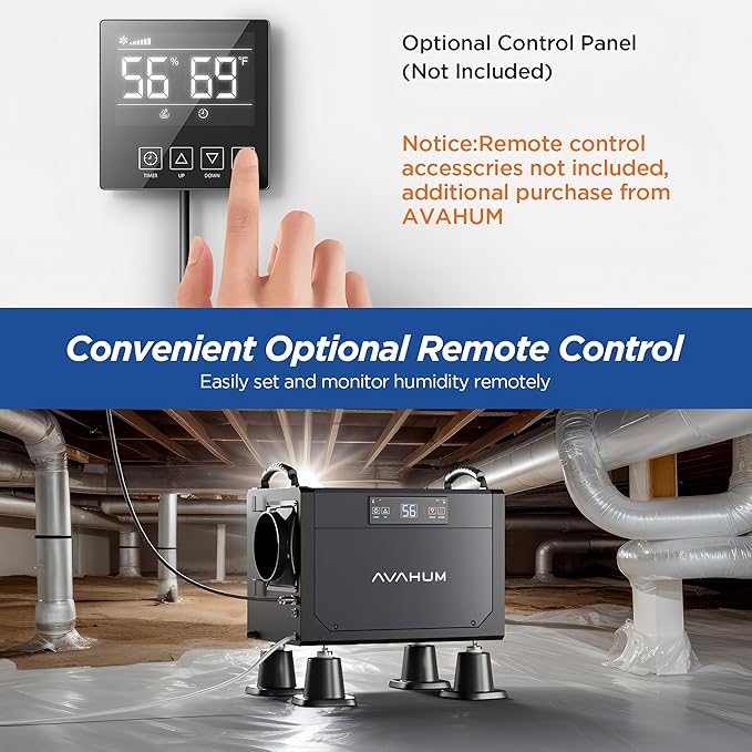 120 Pint Crawl Space Dehumidifier Commercial Energy Star Efficient Certified - Image 4