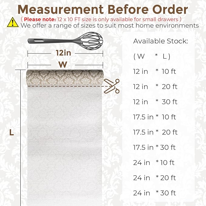 Coavas Extra Grip Thickened Shelf and Drawer Liner - Image 7