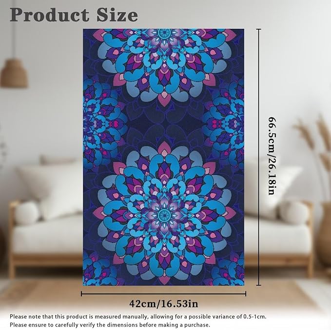 Mandala Pattern Headrest Cover for Recliner Machine Washable Fabric Headrest - Image 6