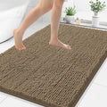 Smiry Luxury Chenille Bathroom Rugs 50x30, Extra Soft and Absorbent Shaggy Bath by Smiry