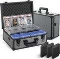 Graded Card Storage Box, Trading Cards Slab Carrying Case, 6 Row Hard Sports by Unknown