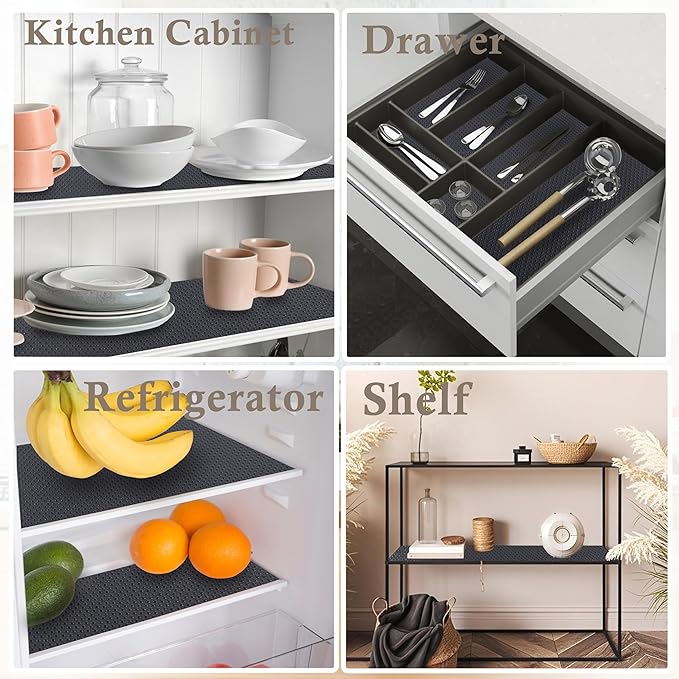Shelf Liner for Kitchen Cabinet 20 Inch Wide X 20 Ft Non-Slip Drawer Mat - Image 8