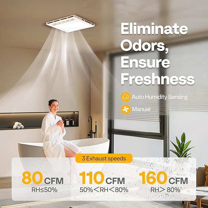 VIVOHOME Bathroom Exhaust Fan - Image 3