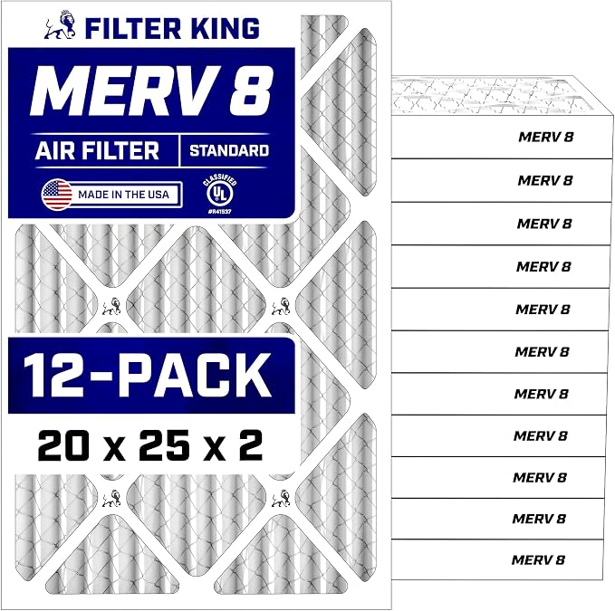 Filter King 20x25x2 Air Filter Dust & Allergy Control AC Furnace Filters by FilterKing