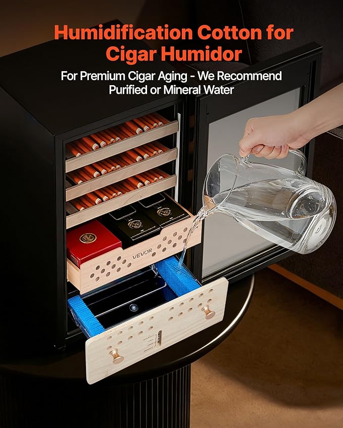 VEVOR Cigar Humidor Humidifier Replacement Filter, 2 Packs Humidifying Pad - Image 2