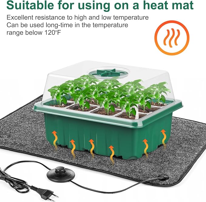 12 Pack Seed Starter Tray Seed Starter Kit - Image 7