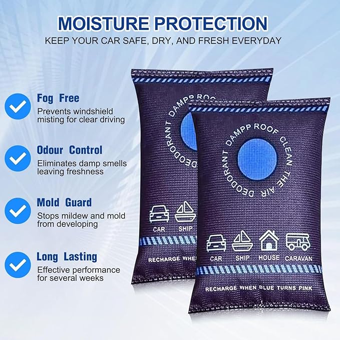Reusable Dehumidifier Bags, Car Moisture Absorber - Image 6