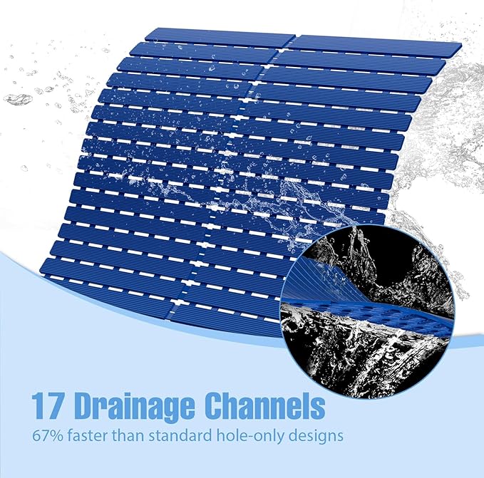 ​Shower Mat Non-Slip Bath Mat for Tub and Shower Stall, 200+ Suction Cups - Image 6