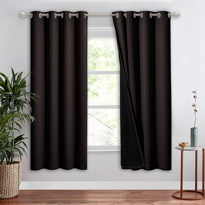 NICETOWN Cold Blocking Curtains, Full Shade Curtain Panel, Energy Smart & Noise by NICETOWN