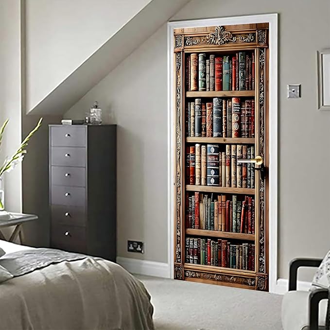 3D Door Stickers, Peel and Stick Vinyl Wallpaper, Self-Adhesive Mural - Image 6