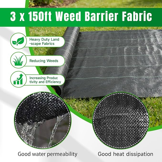 Weed Barrier Fabric Planting Cover - Image 2