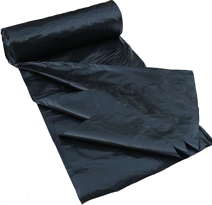 Roly Poly - Black Plastic Sheeting - 6 mil - Polyethylene Heavy Duty Roll - Tarp - Image 9