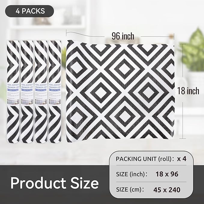 FIFTY FEET 18"x96" Non-Adhesive Shelf Liner - Image 5