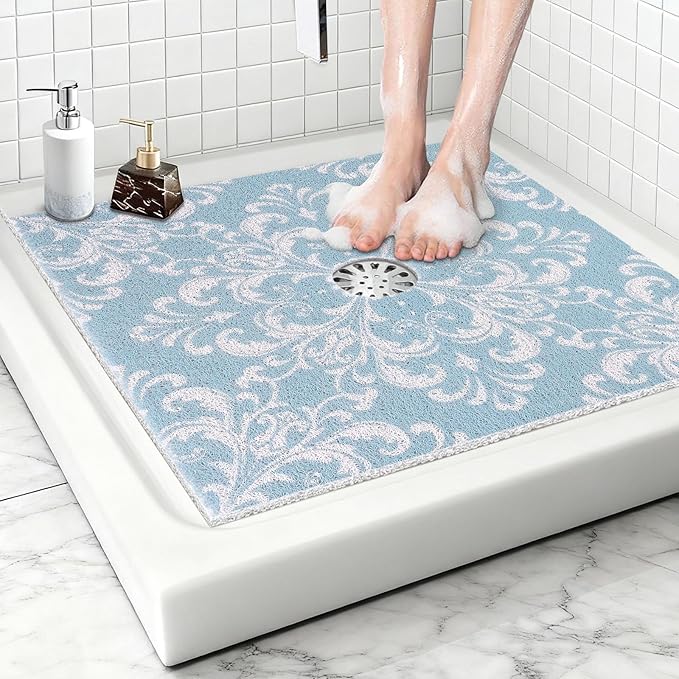 Square Shower Mat Non Slip: 24x24 Inch Extra Large Shower Mats - Image 8