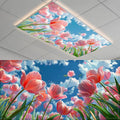 2 Pack Fluorescent Light Covers- 4 x 2 Feet Magnetic Ceiling Light Cover Room by BSFHH