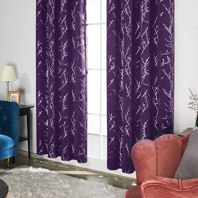 Deconovo Blackout Curtain, Thermal Insulated Soundproof Grommet Drapes - Image 4