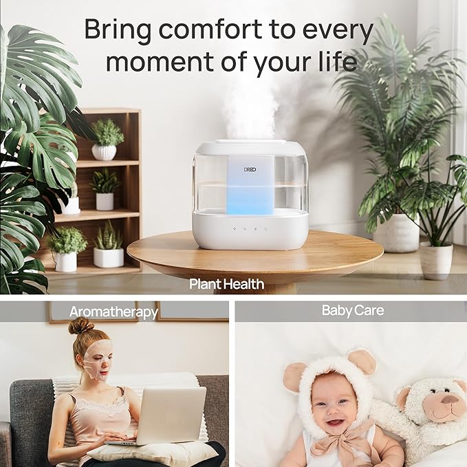 Dreo Humidifiers for Bedroom, 4L Top Fill for Large Room, 36H Runtime, 28 dB - Image 8