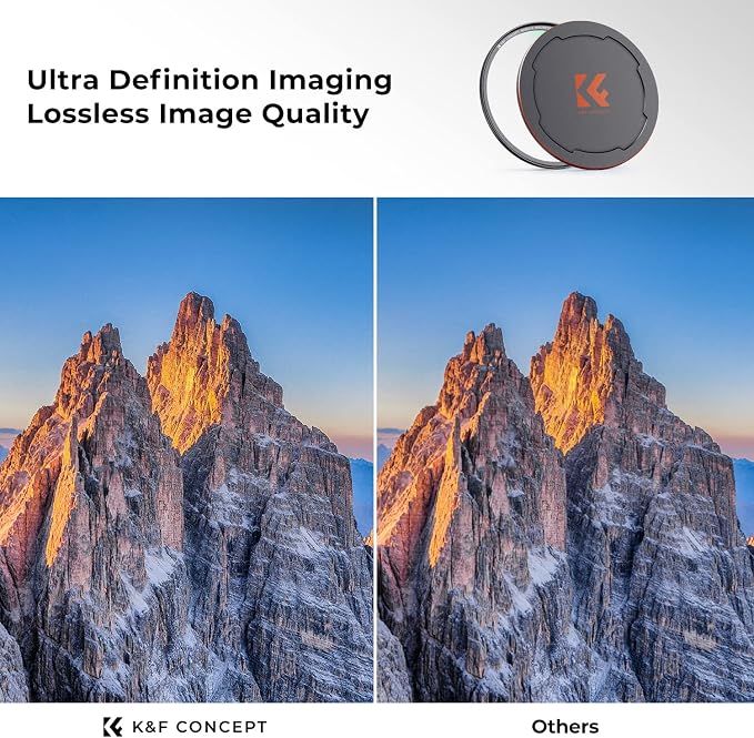 K&F CONCEPT 82mm Magnetic MC UV Lens Protection Filter + Lens Filter Cap | 1s - Image 3
