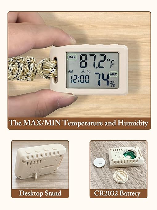 Mini Humidity Meter Indoor Outdoor Hygrometer Thermometer Portable Room - Image 6