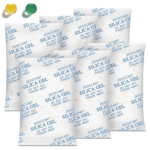 Moisture Absorbers – 100 Gram 40 Packs Silica Gel Packets Food Grade Silica by ABSORBKING