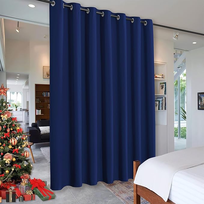 RYB HOME Extra Wide Blackout Curtain Blind Wall Panel, Energy Efficiency by RYBHOME