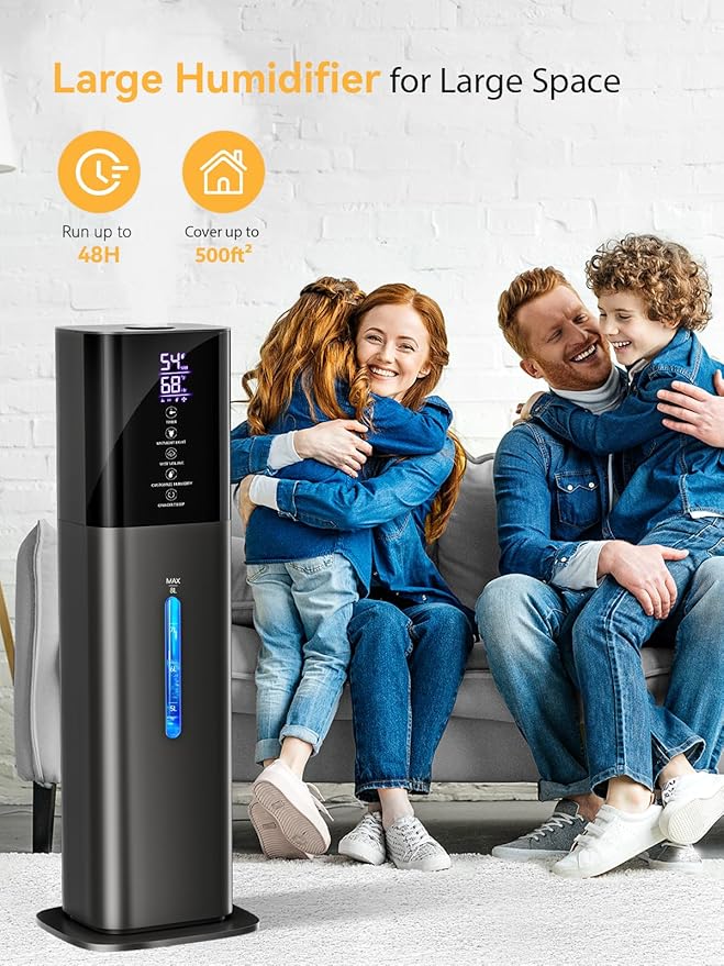 Humidifiers for Bedroom, 8L Quiet Humidifiers for Large Room - Image 3
