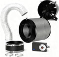 MELONFARM Air Filtration Kit, 8 Ft Ducting & Rubber Coupler, Air Cooling and by MELONFARM