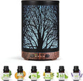 Oil Diffuser with Essential Oils Set, Aromatherapy Diffuser with 7 Color Lights by JOYOLO